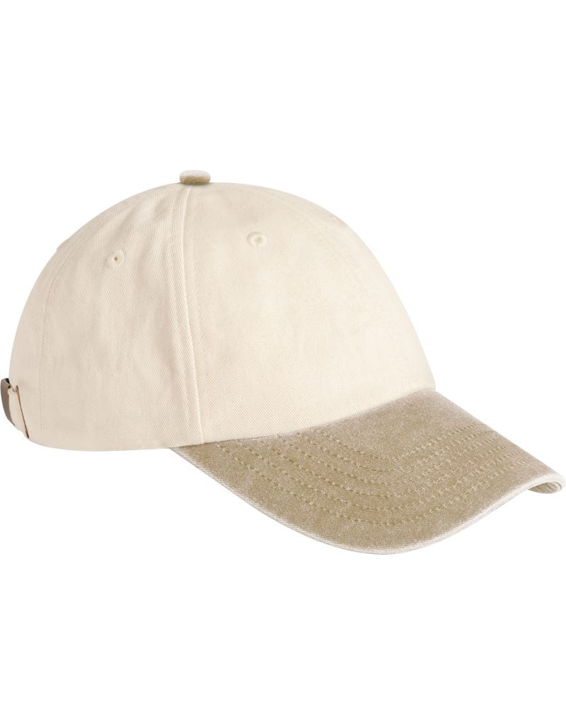 Șapcă cu profil redus și contrast cu 6 panouri