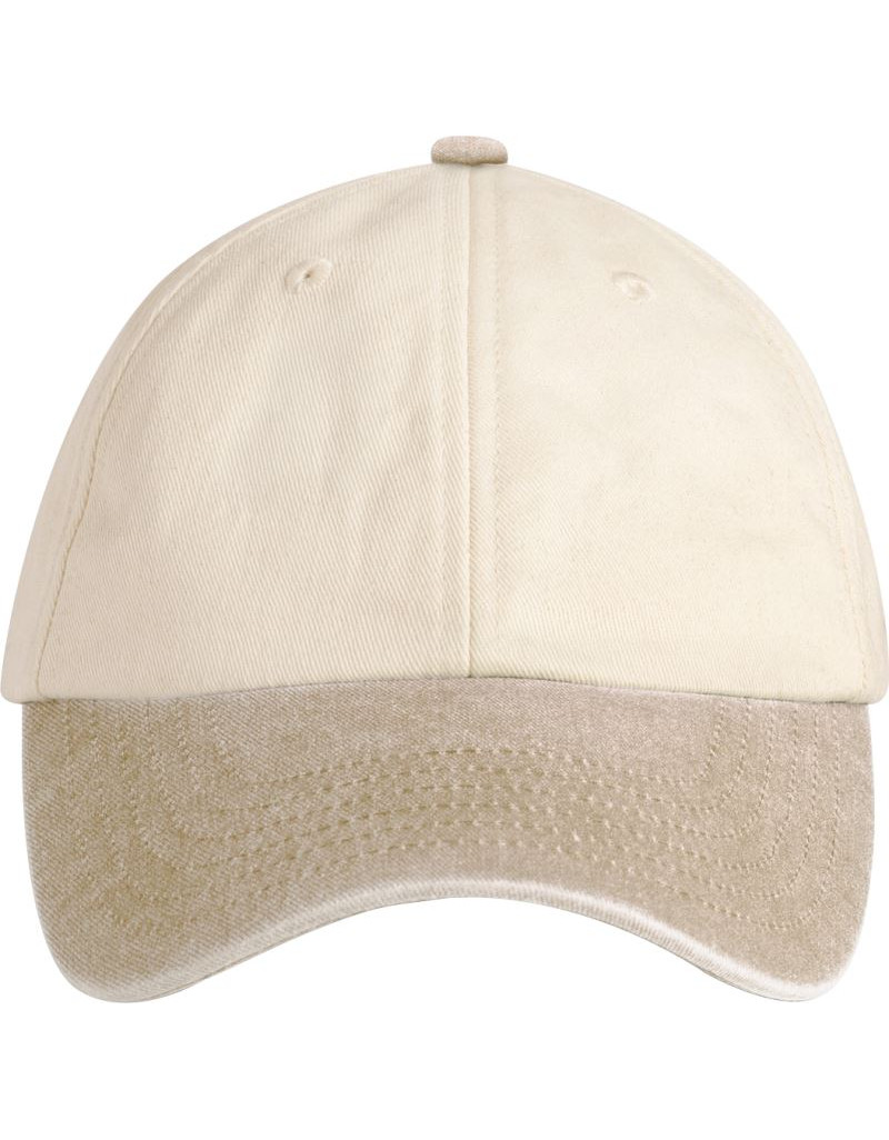 Șapcă cu profil redus și contrast cu 6 panouri