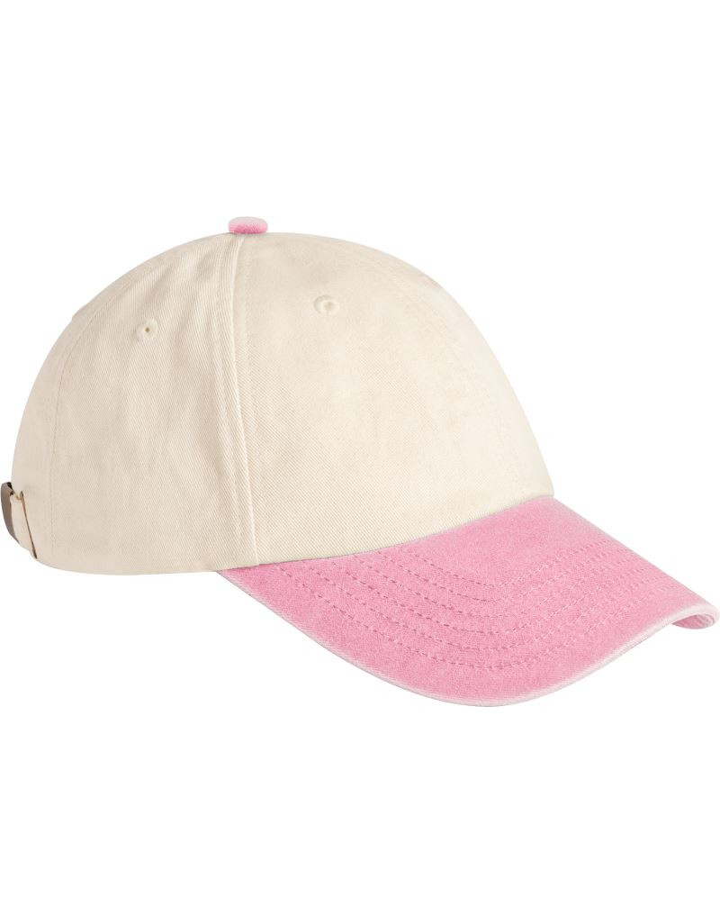 Șapcă cu profil redus și contrast cu 6 panouri