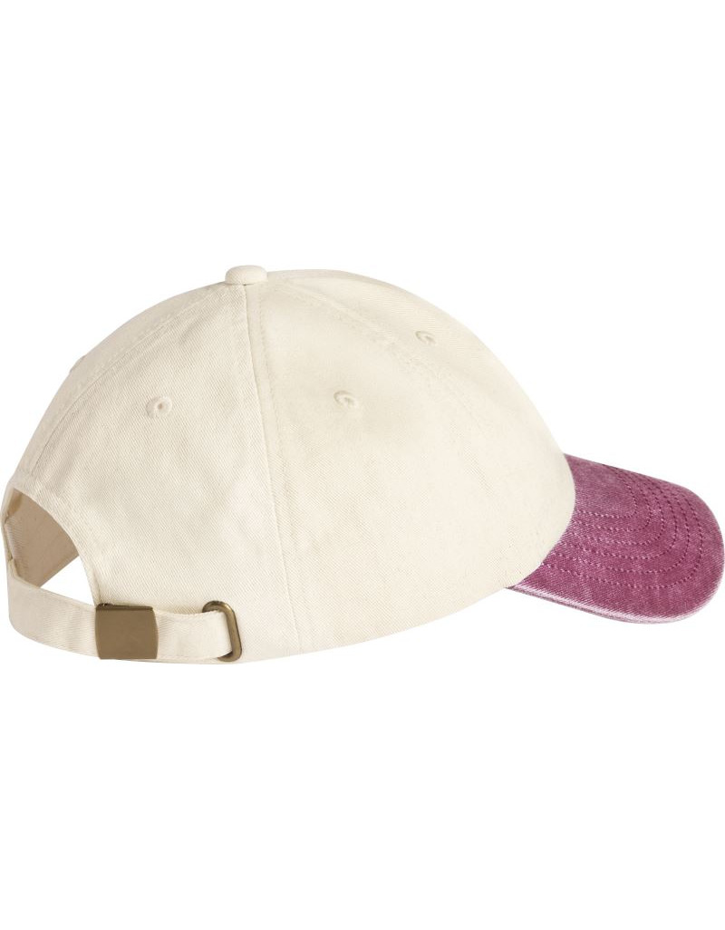 Șapcă cu profil redus și contrast cu 6 panouri