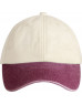Șapcă cu profil redus și contrast cu 6 panouri