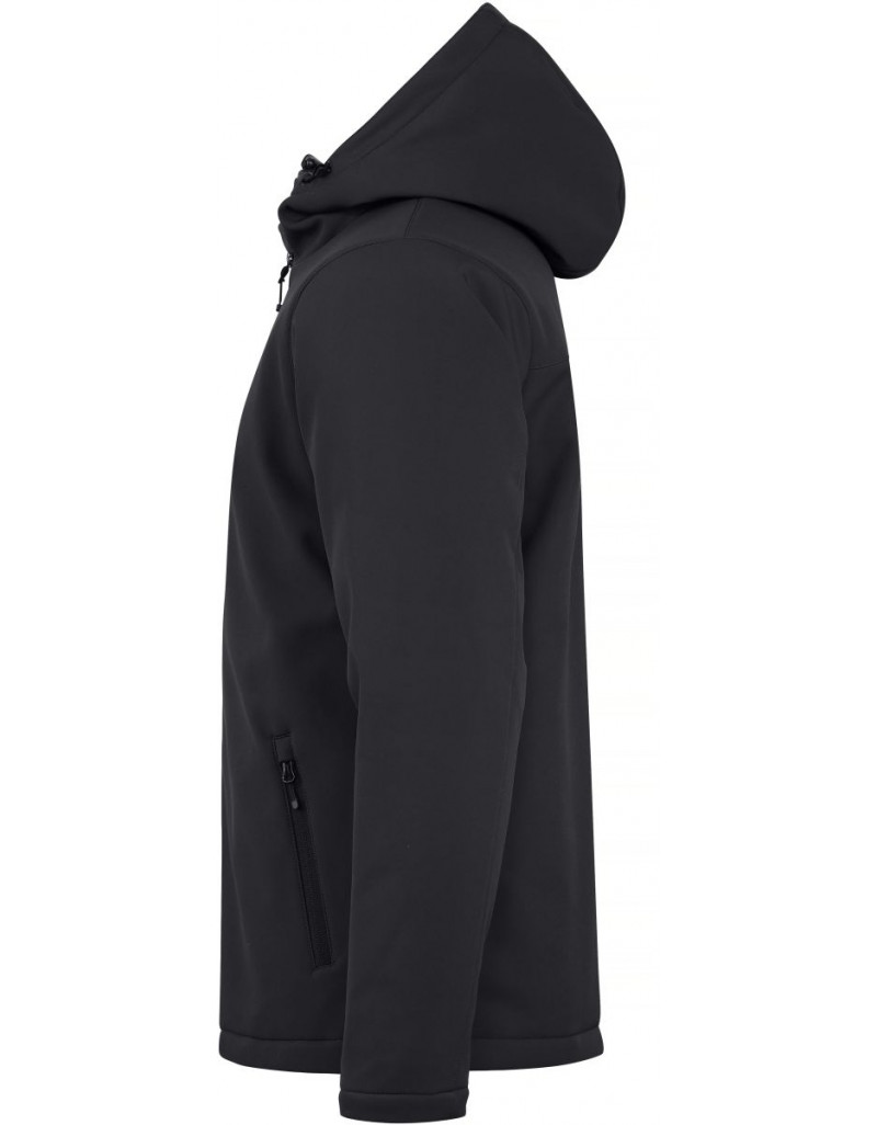 Jachetă softshell, căptușită cu glugă pentru bărbați