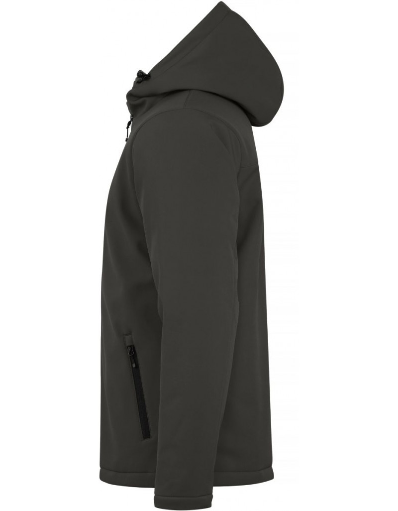 Jachetă softshell, căptușită cu glugă pentru bărbați