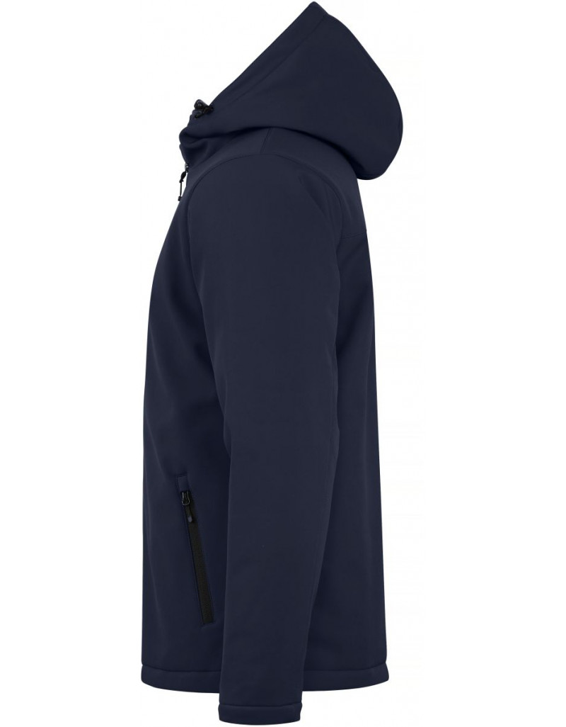 Jachetă softshell, căptușită cu glugă pentru bărbați