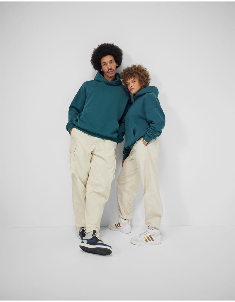 Hanorac gros cu glugă supradimensionat