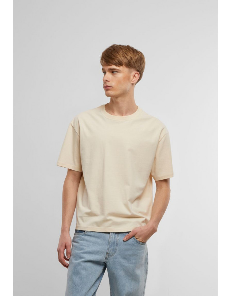 Tricou bărbătesc gros „Cropped Oversize”