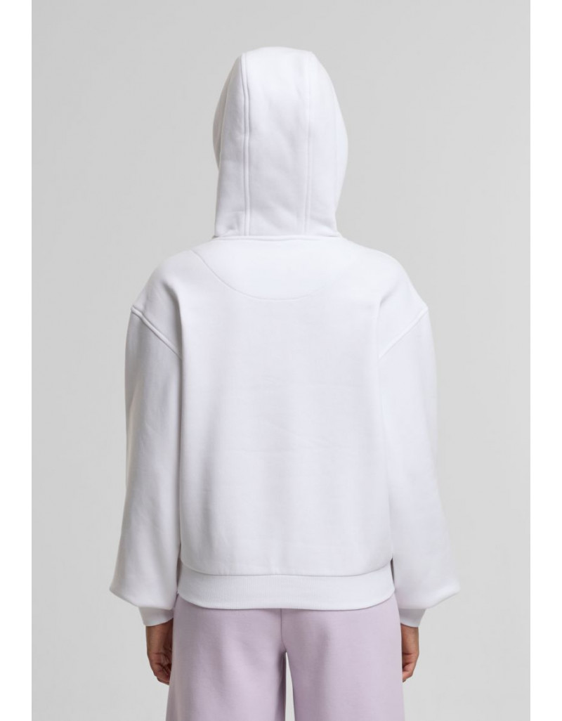 Pulover cu glugă, gros, de damă, „Croială lejeră”