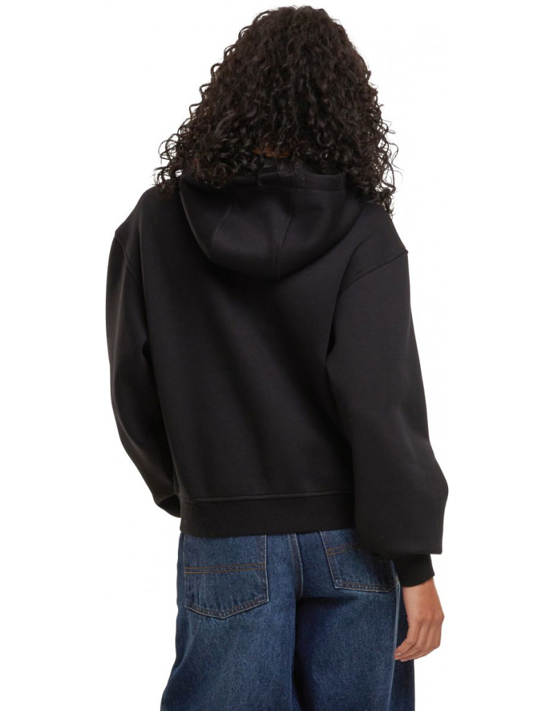 Pulover cu glugă, gros, de damă, „Croială lejeră”