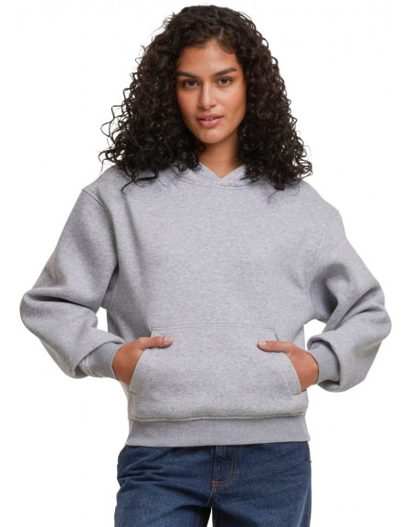 Pulover cu glugă, gros, de damă, „Croială lejeră”