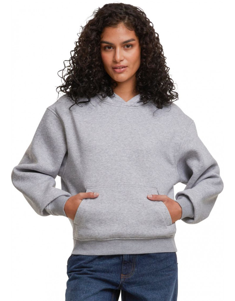 Pulover cu glugă, gros, de damă, „Croială lejeră”