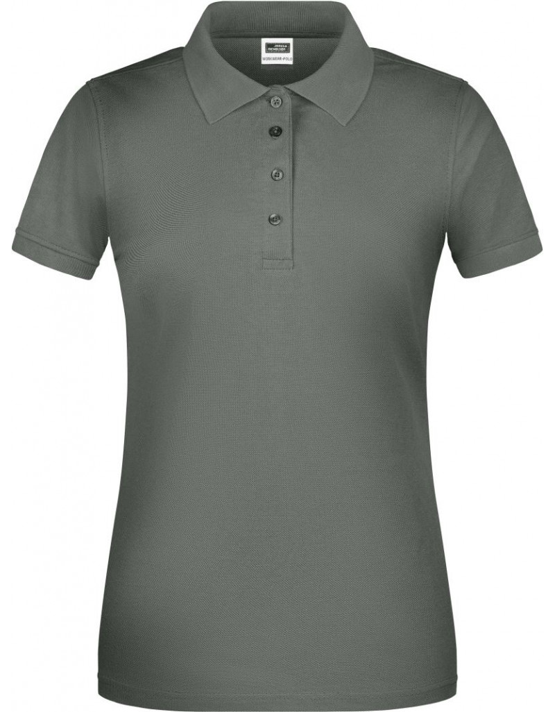 JN 873 Polo de lucru pentru femei din bumbac organic tip piqué