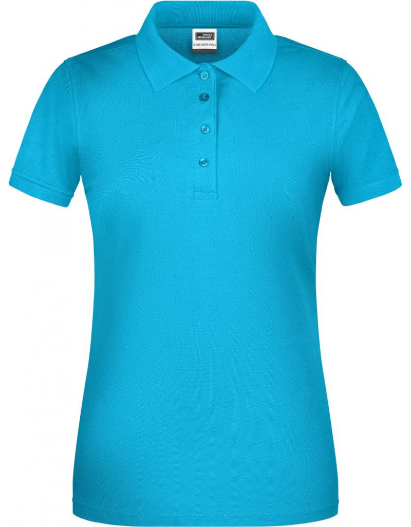 JN 873 Polo de lucru pentru femei din bumbac organic tip piqué