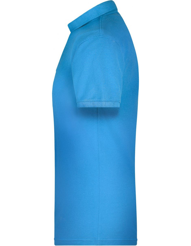 JN 874 Tricou polo de lucru pentru bărbați, din bumbac organic tip piqué