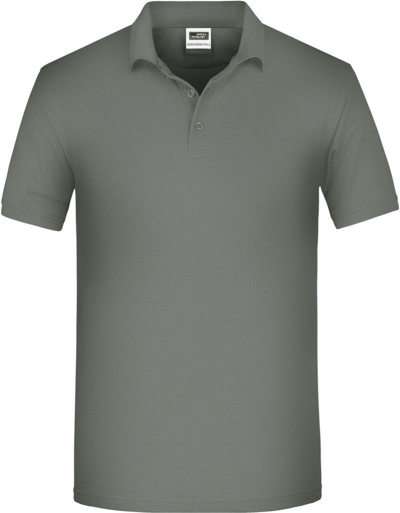 JN 874 Tricou polo de lucru pentru bărbați, din bumbac organic tip piqué