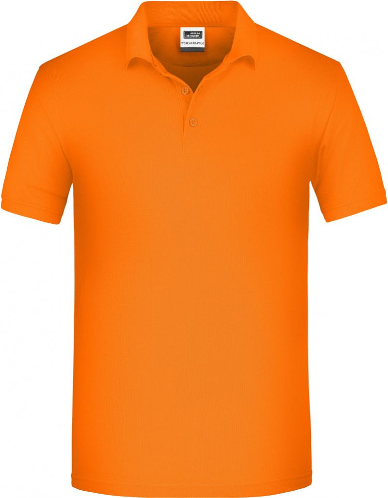 JN 874 Tricou polo de lucru pentru bărbați, din bumbac organic tip piqué