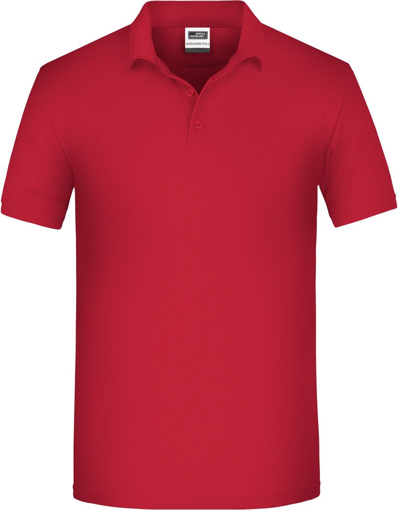 JN 874 Tricou polo de lucru pentru bărbați, din bumbac organic tip piqué