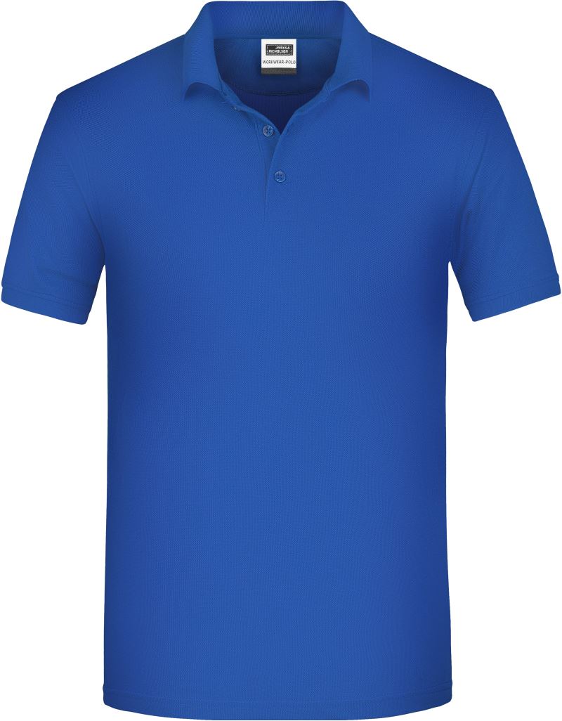 JN 874 Tricou polo de lucru pentru bărbați, din bumbac organic tip piqué