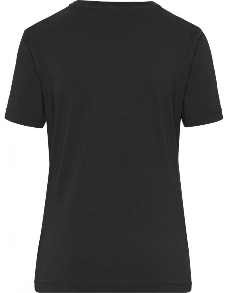 JN 1801 Tricou elastic de lucru pentru femei, din bumbac organic – culoare uni