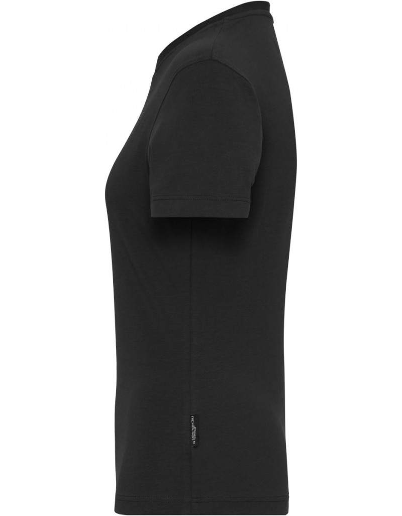 JN 1801 Tricou elastic de lucru pentru femei, din bumbac organic – culoare uni