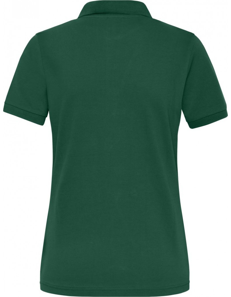 JN 1805 Polo elastic de lucru pentru femei, din bumbac organic – culoare uniformă
