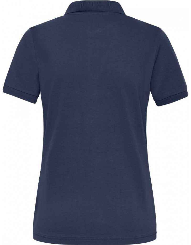 JN 1805 Polo elastic de lucru pentru femei, din bumbac organic – culoare uniformă
