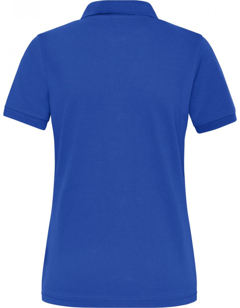 JN 1805 Polo elastic de lucru pentru femei, din bumbac organic – culoare uniformă