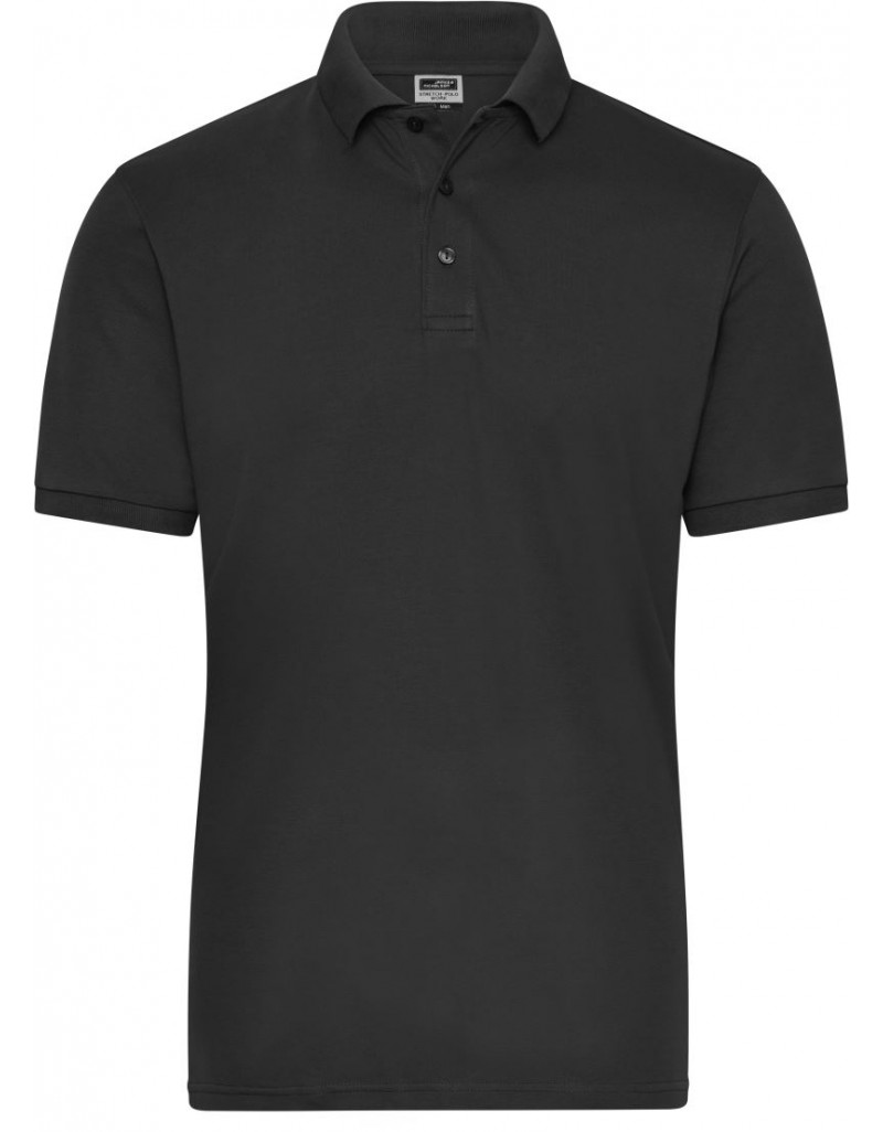 JN 1806 Polo elastic pentru bărbați, din material organic, pentru lucru - Uni