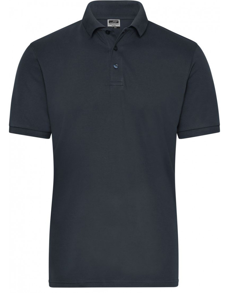 JN 1806 Polo elastic pentru bărbați, din material organic, pentru lucru - Uni