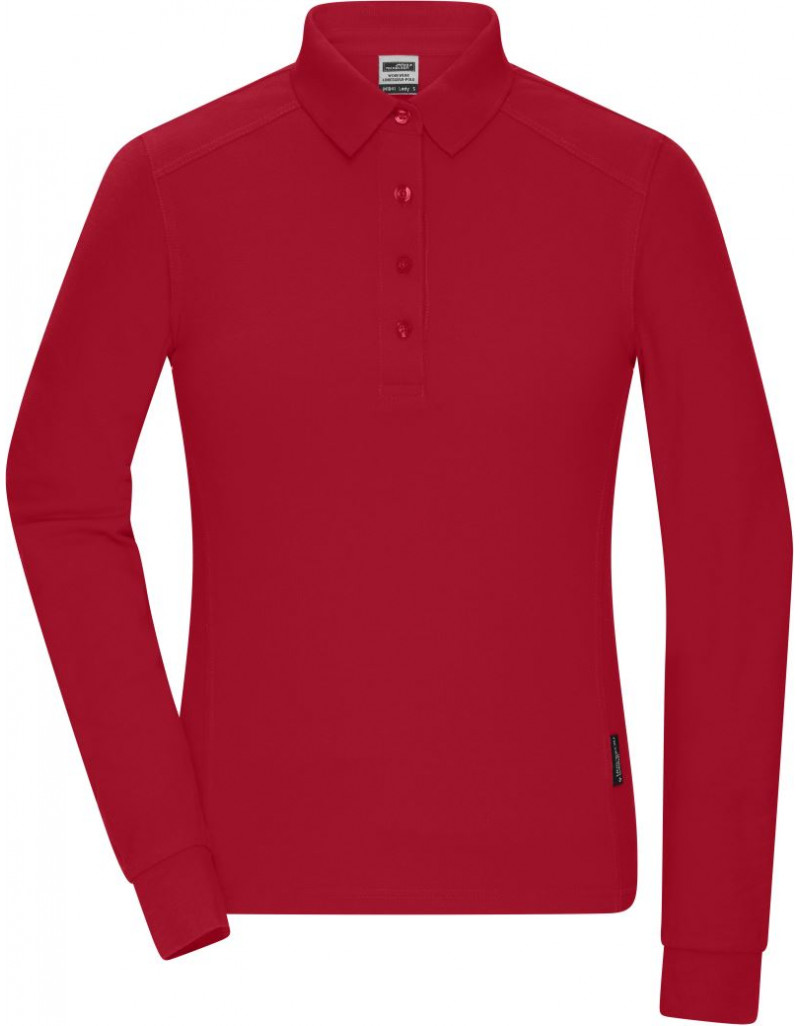 JN 1841 Tricou polo de damă cu mânecă lungă, piqué (îmbrăcăminte de lucru)