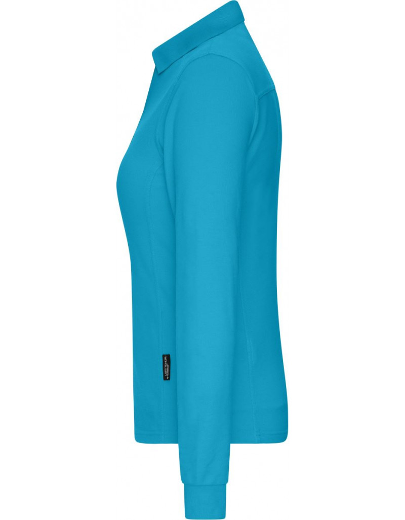 JN 1841 Tricou polo de damă cu mânecă lungă, piqué (îmbrăcăminte de lucru)