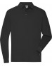 JN 1842 Polo de lucru pentru bărbați, din material piqué, cu mânecă lungă