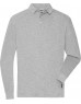 JN 1842 Polo de lucru pentru bărbați, din material piqué, cu mânecă lungă