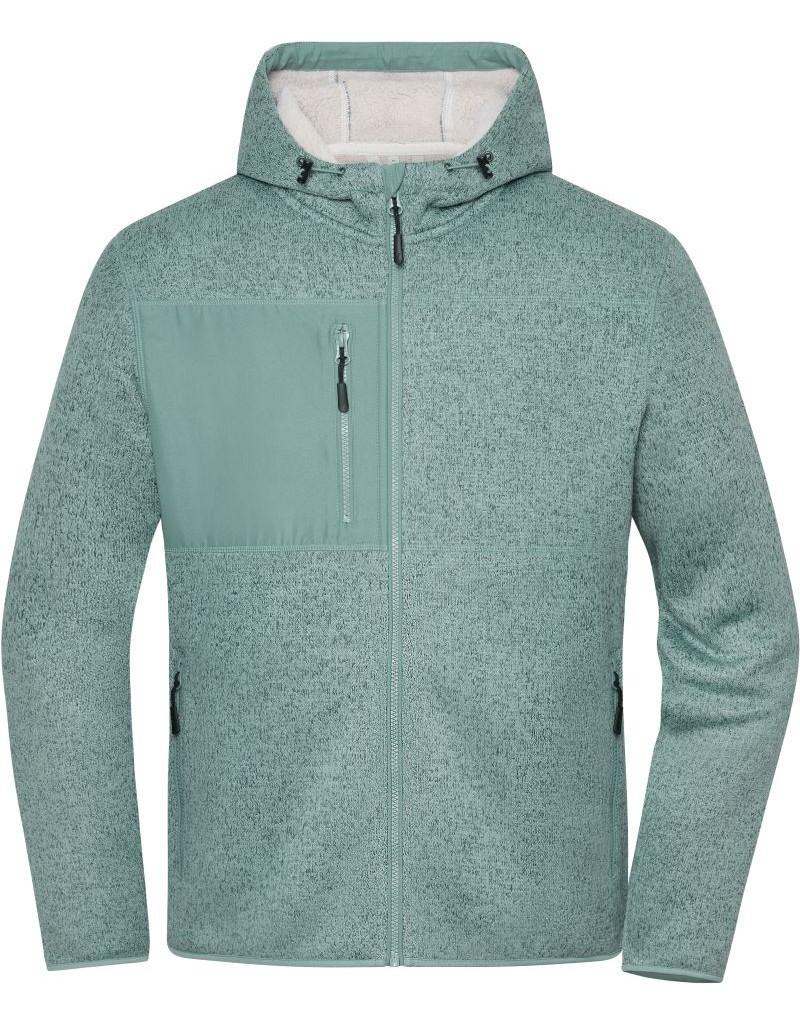 JN 1874 Jachetă din fleece tricotat