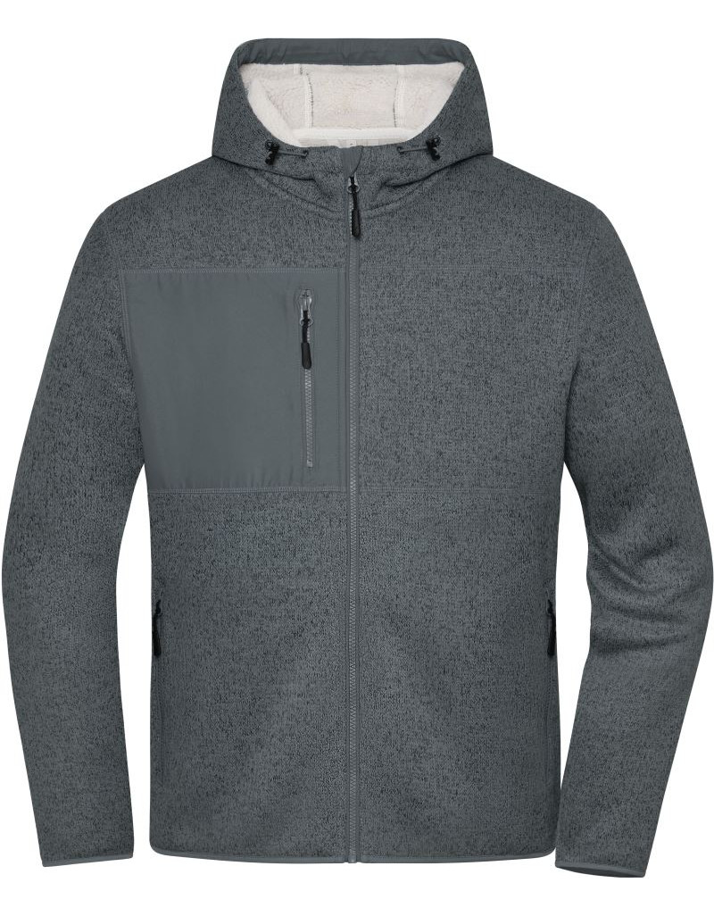 JN 1874 Jachetă din fleece tricotat