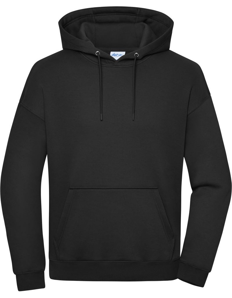 Pulover cu glugă unisex, gros, supradimensionat