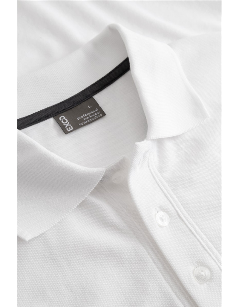 4590 Tricou polo de lucru unisex, în culori contrastante - EXCD