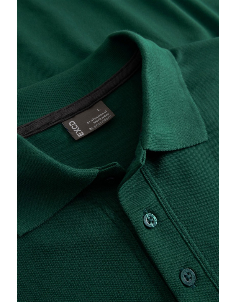 4590 Tricou polo de lucru unisex, în culori contrastante - EXCD