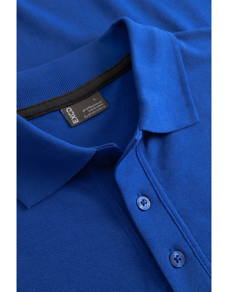 4590 Tricou polo de lucru unisex, în culori contrastante - EXCD