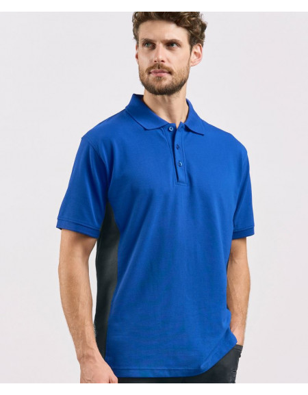 4590 Tricou polo de lucru unisex, în culori contrastante - EXCD