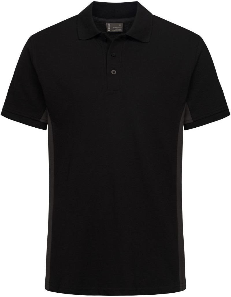 4590 Tricou polo de lucru unisex, în culori contrastante - EXCD