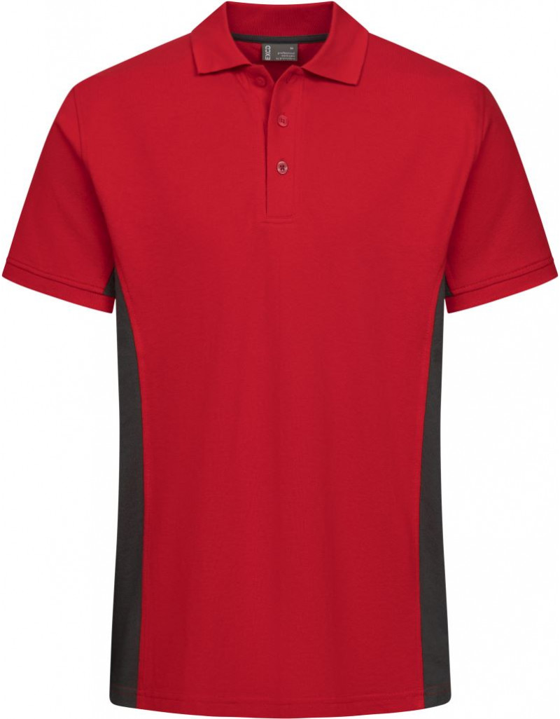 4590 Tricou polo de lucru unisex, în culori contrastante - EXCD