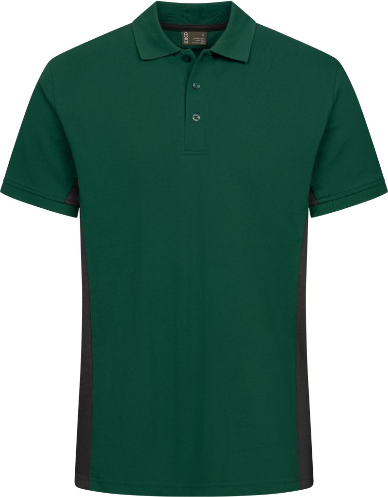 4590 Tricou polo de lucru unisex, în culori contrastante - EXCD