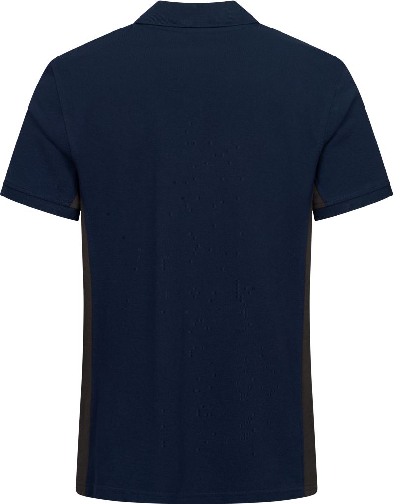 4590 Tricou polo de lucru unisex, în culori contrastante - EXCD