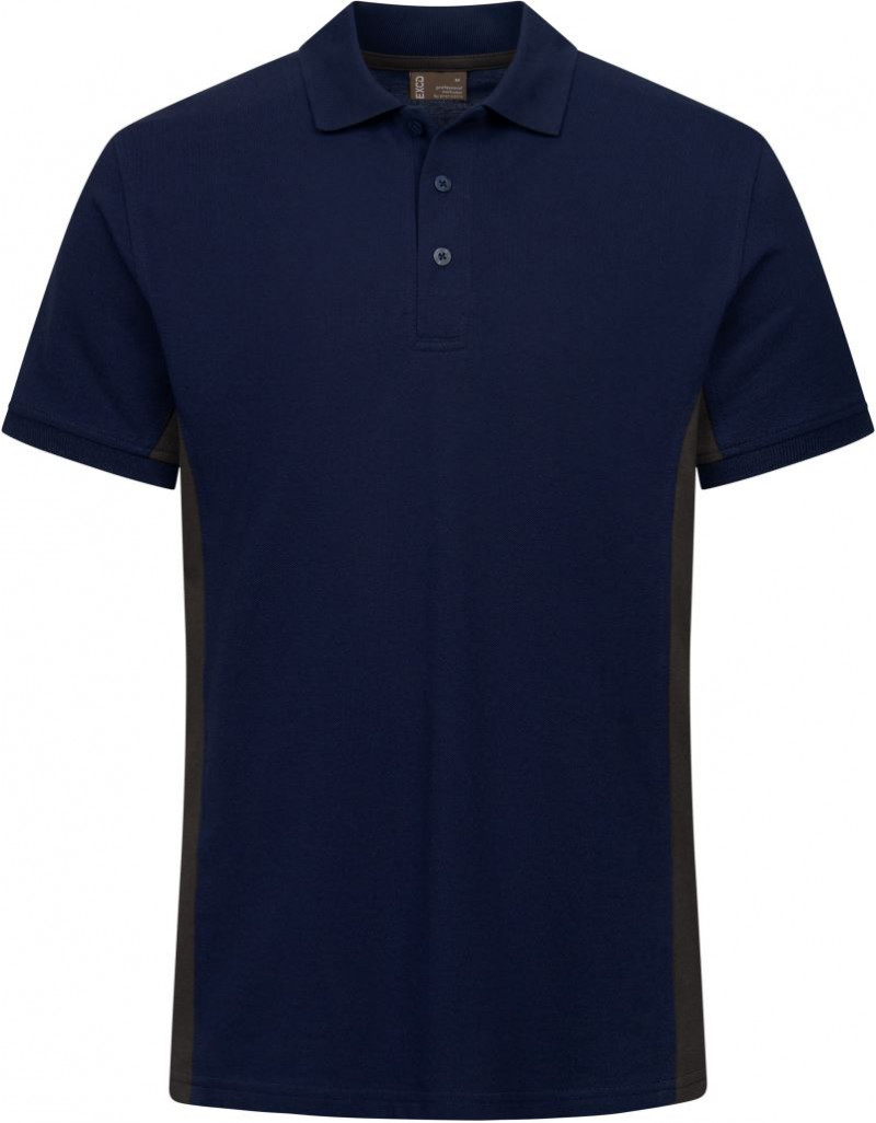 4590 Tricou polo de lucru unisex, în culori contrastante - EXCD