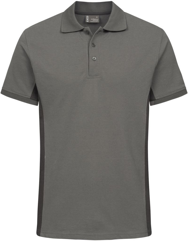 4590 Tricou polo de lucru unisex, în culori contrastante - EXCD