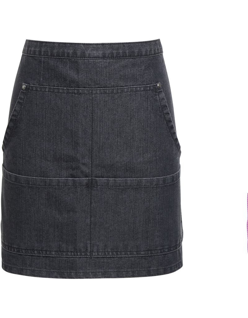 Șorț scurt cu bretele din denim