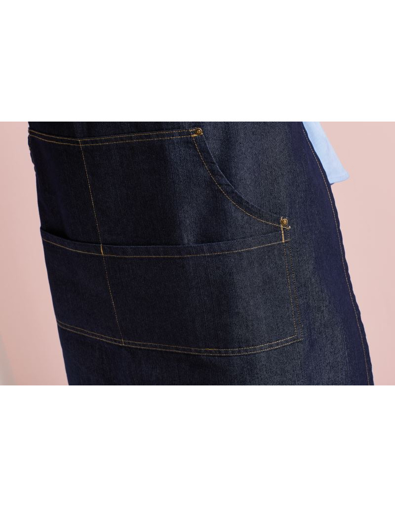 Șorț cu bavete din denim