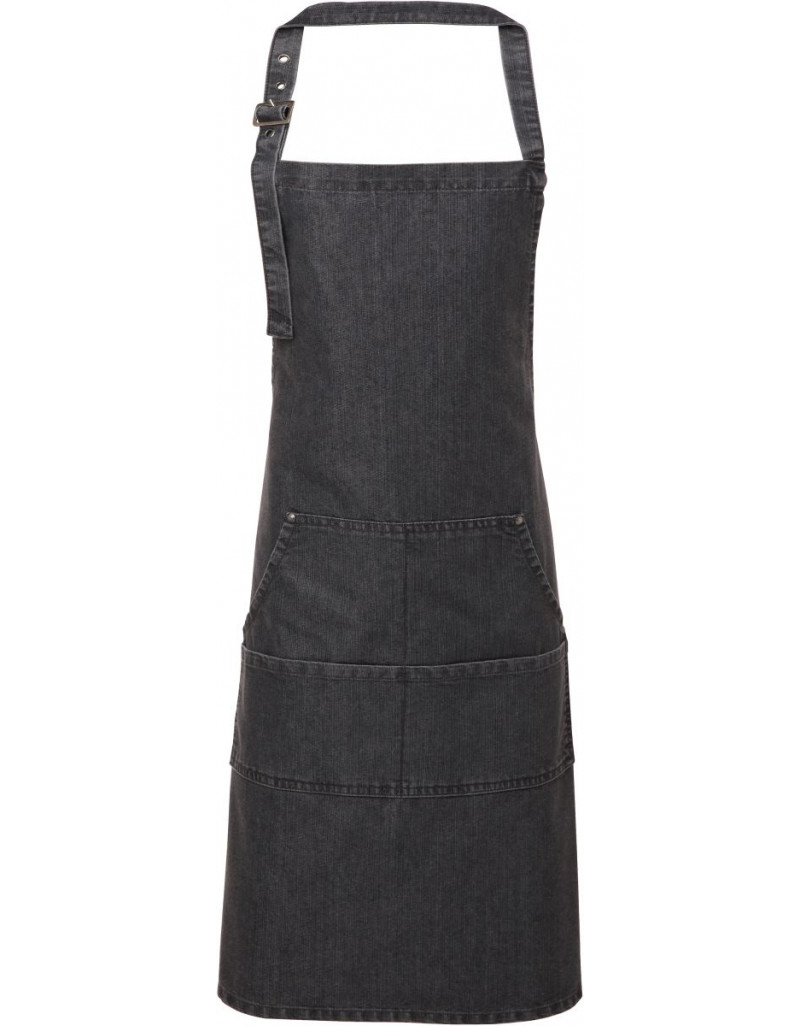 Șorț cu bavete din denim