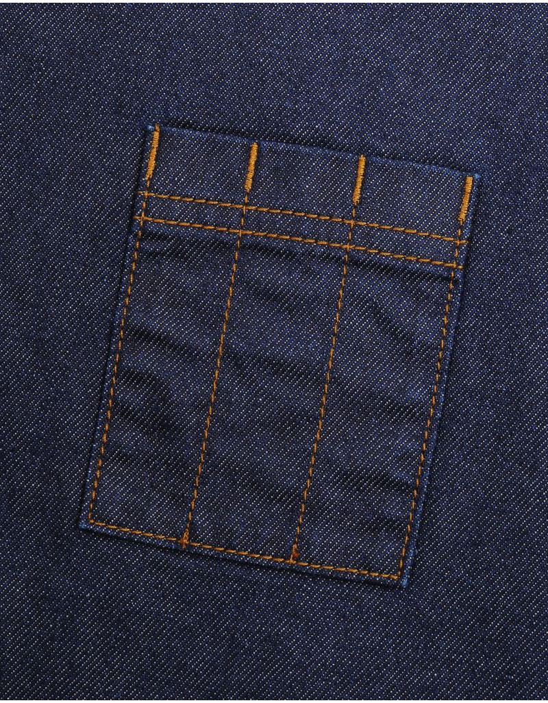 Șorț scurt cu bretele din denim „Divizie”