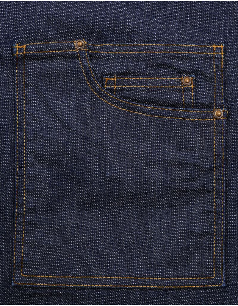 Șorț scurt cu bretele din denim „Divizie”